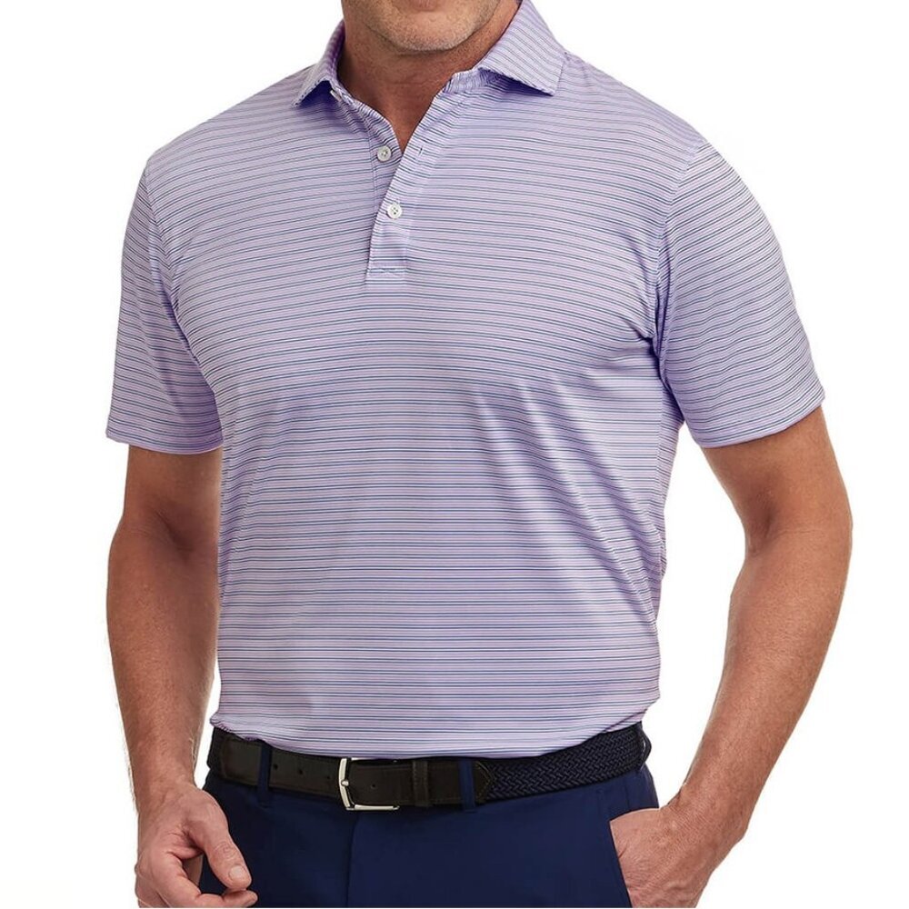 NWT Holderness & Bourne The Buchanan Shirt thistle & Oxford polo Shirt XXL